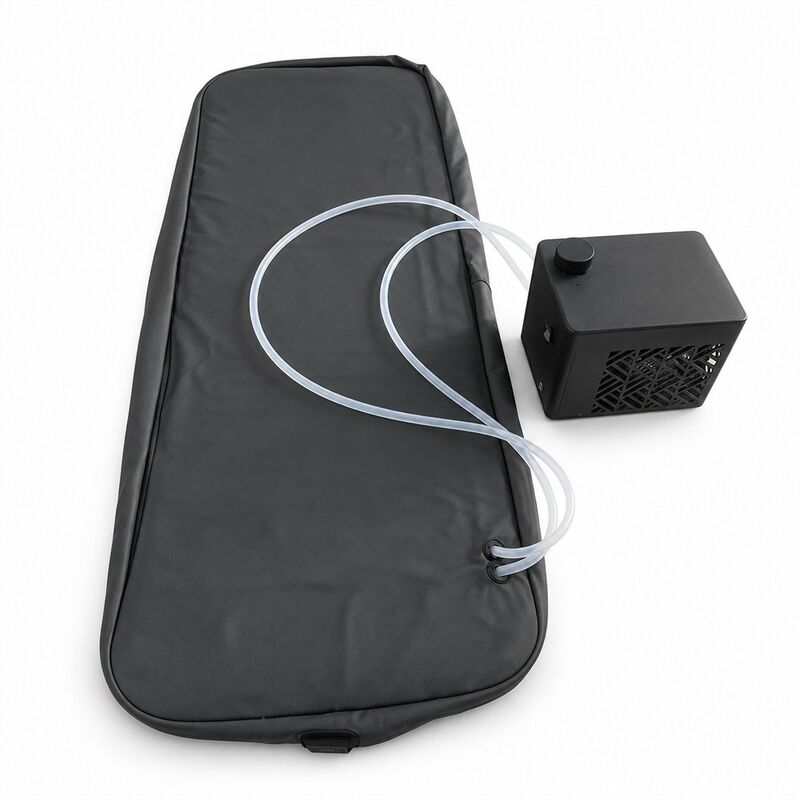 Coprisedile a doppio modo per golf cart 24V, raffreddamento ad acqua e riscaldamento al grafene, coprisedile impermeabile con cinghie a fibbia e scatola di raffreddamento esterna, dimensioni personalizzate, colore, logo e confezione