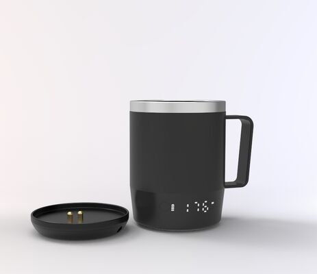 Tazza Intelligente Portatile con Controllo Digitale della Temperatura, Batteria Ricaricabile, Display LED e Coperchio Antigoccia per un Uso Comodo