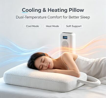 Tecnologia di regolazione della temperatura del cuscino elettrico che garantisce un riscaldamento e un raffreddamento costanti per un miglior sonno e un migliore comfort