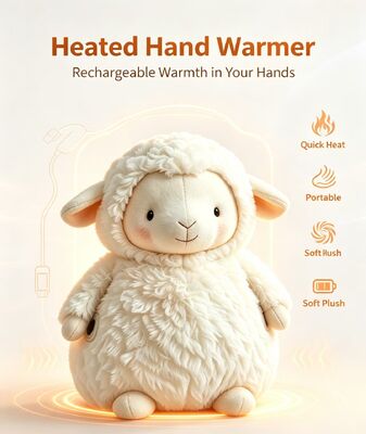 Caldaia mani portabile per bambini, alimentato da USB Power Bank per un facile utilizzo, tessuto morbido e delicato per uso domestico in ambienti interni, impostazione di temperatura 40-50-60°C, durata lunga 6-8 ore